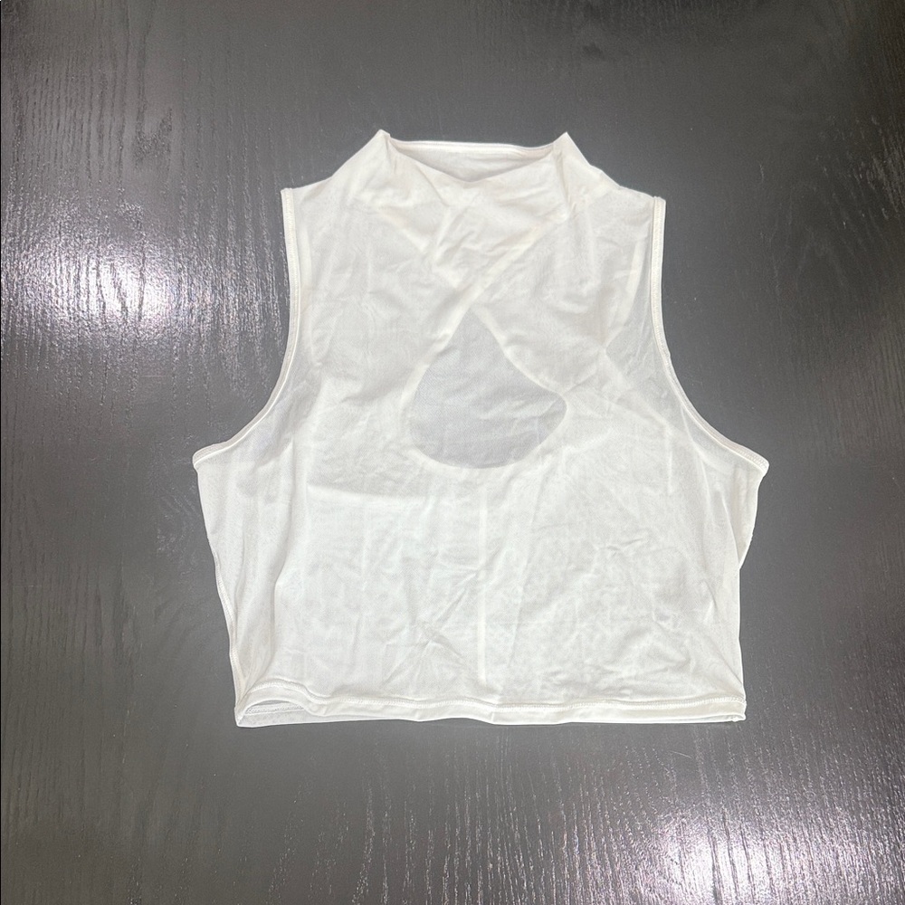 Lululemon Athletica Keyhole Mesh Tank - Like New